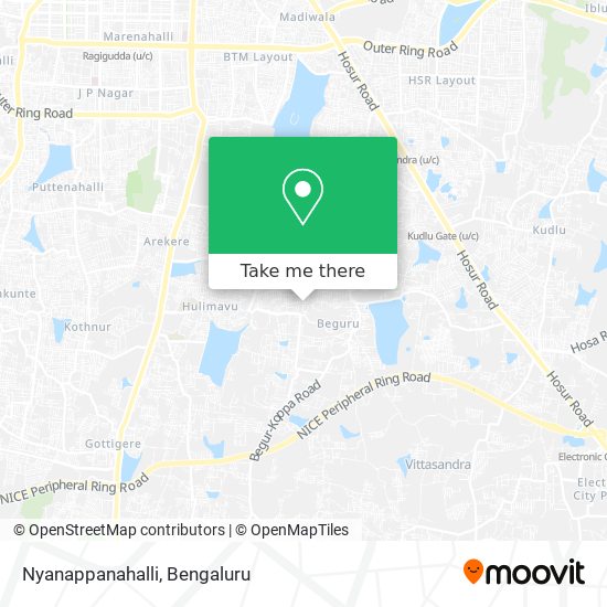 Nyanappanahalli map