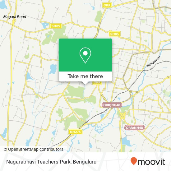 Nagarabhavi Teachers Park map