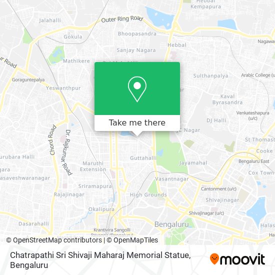 Chatrapathi Sri Shivaji Maharaj Memorial Statue map