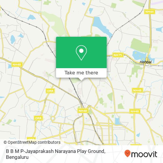 B B M P-Jayaprakash Narayana Play Ground map