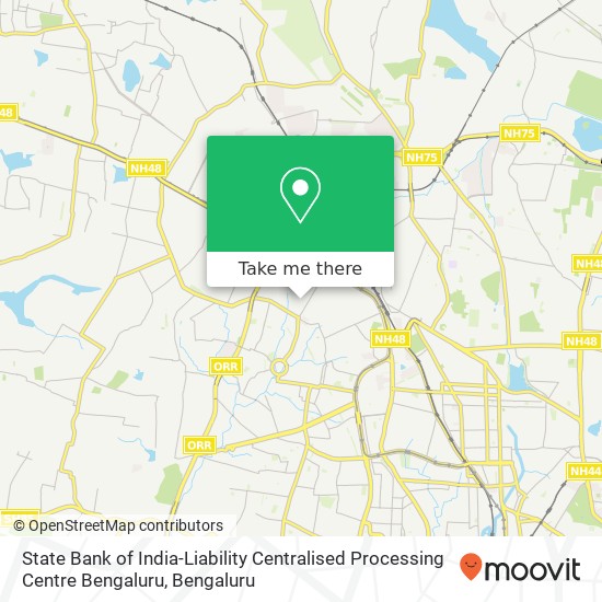 State Bank of India-Liability Centralised Processing Centre Bengaluru map