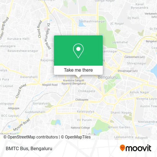 BMTC Bus map