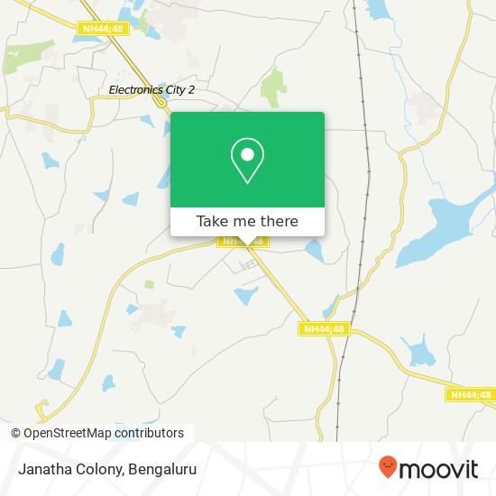 Janatha Colony map