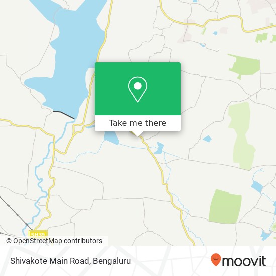 Shivakote Main Road map