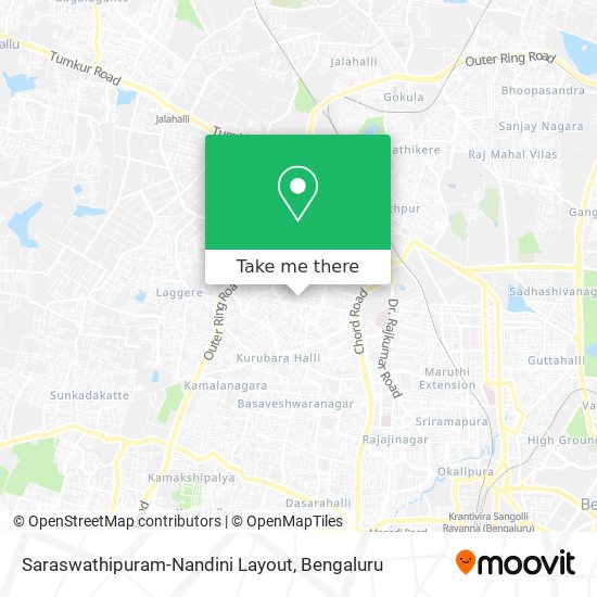 Saraswathipuram-Nandini Layout map
