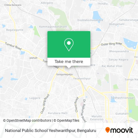 National Public School Yeshwanthpur map
