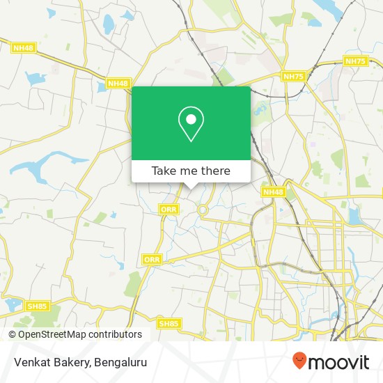 Venkat Bakery map