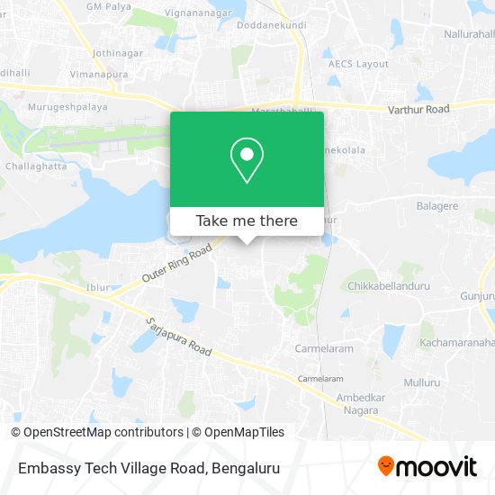 Embassy Tech Village Road map