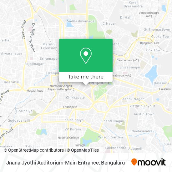 Jnana Jyothi Auditorium-Main Entrance map
