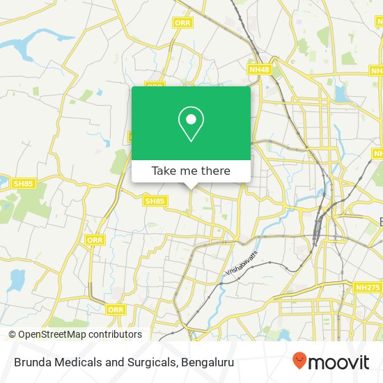 Brunda Medicals and Surgicals map