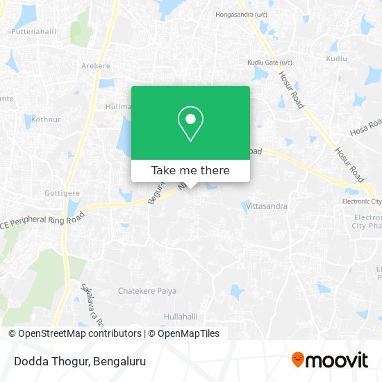 Dodda Thogur map