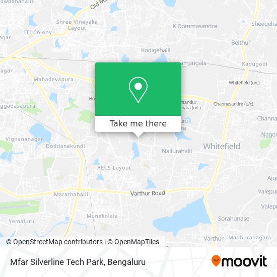 Mfar Silverline Tech Park map