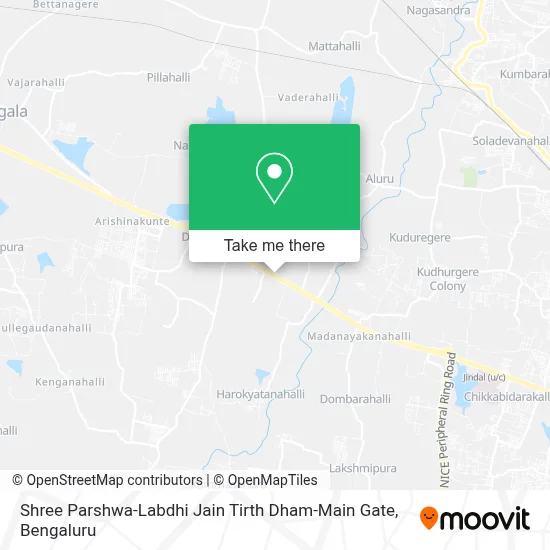 Shree Parshwa-Labdhi Jain Tirth Dham-Main Gate map