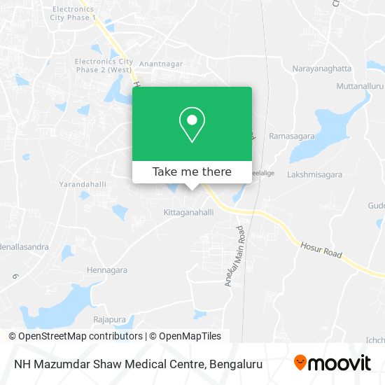 NH Mazumdar Shaw Medical Centre map