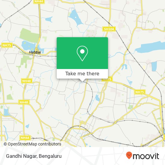 Gandhi Nagar map