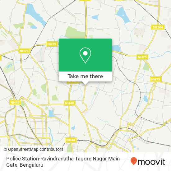 Police Station-Ravindranatha Tagore Nagar Main Gate map