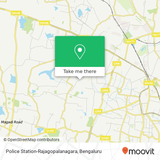 Police Station-Rajagopalanagara map