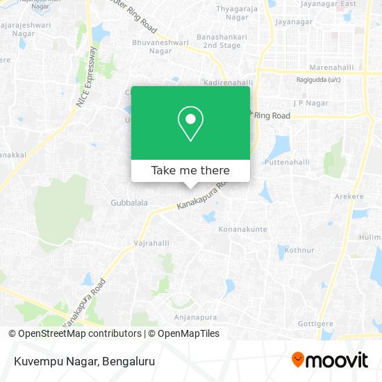 Kuvempu Nagar map