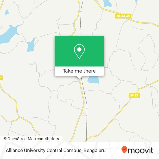 Alliance University Central Campus map