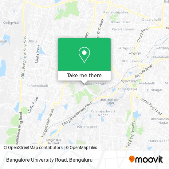 Bangalore University Road map