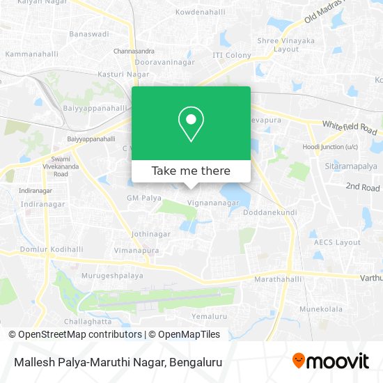Mallesh Palya-Maruthi Nagar map