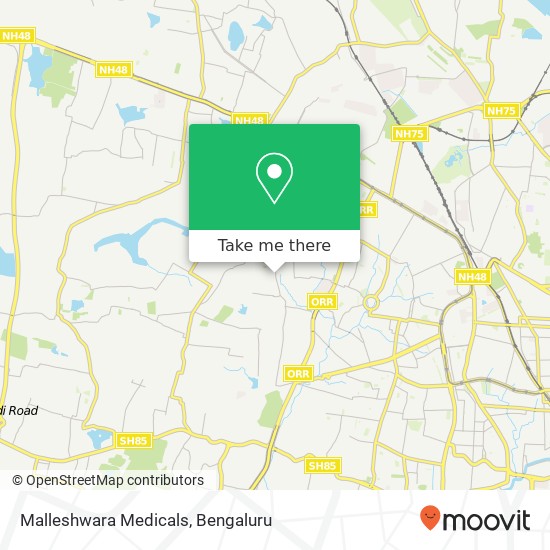 Malleshwara Medicals map