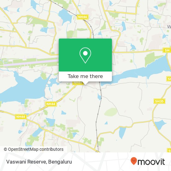 Vaswani Reserve map