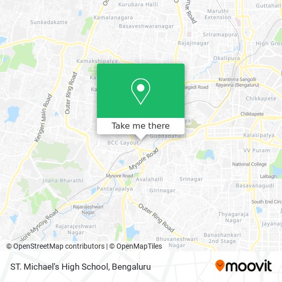 ST. Michael's High School map