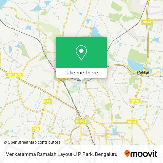 Venkatamma Ramaiah Layout-J P Park map