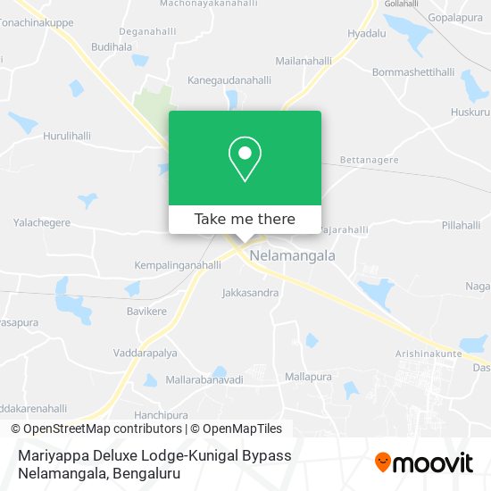 Mariyappa Deluxe Lodge-Kunigal Bypass Nelamangala map