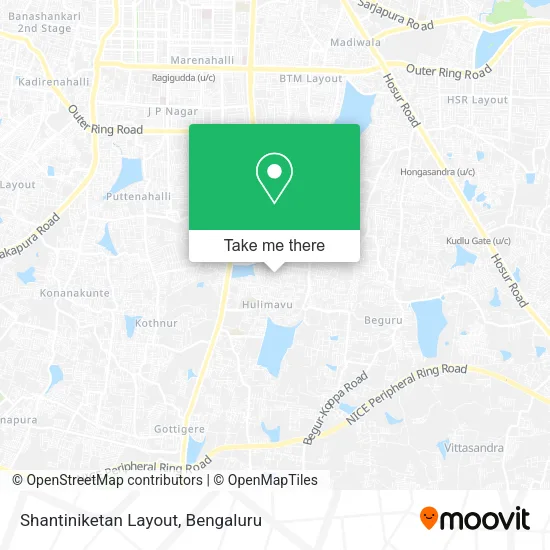 Shantiniketan Layout map