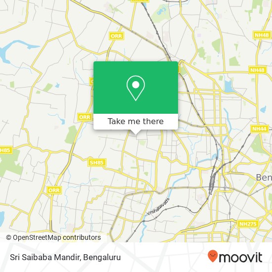 Sri Saibaba Mandir map