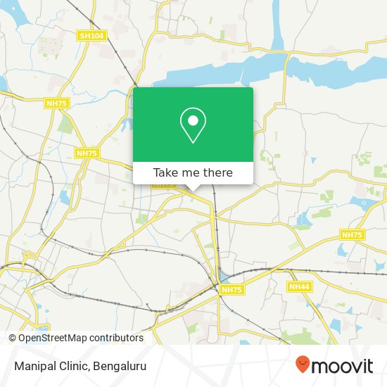 Manipal Clinic map