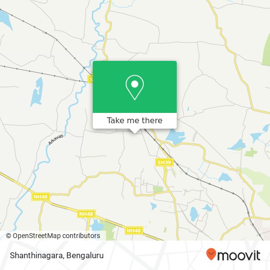 Shanthinagara map