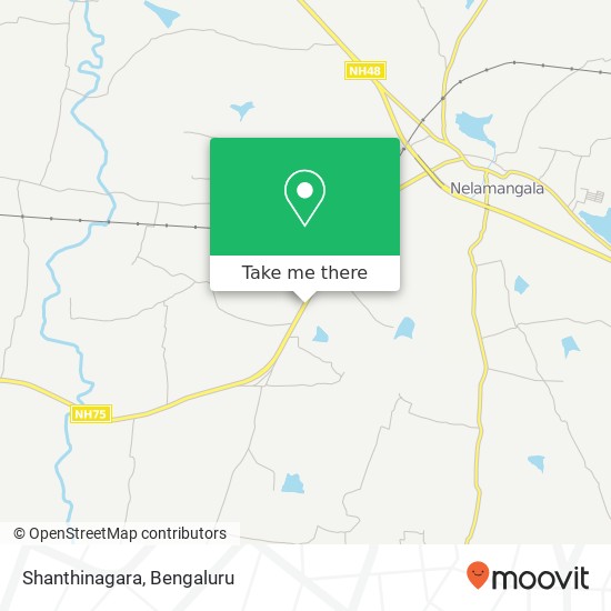 Shanthinagara map