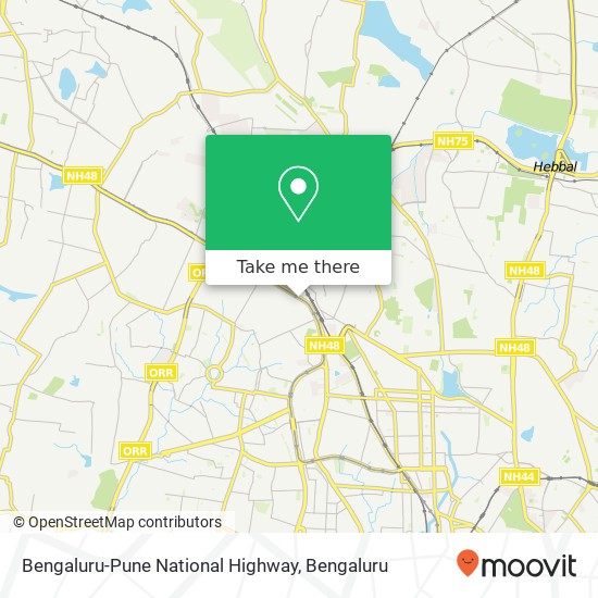 Bengaluru-Pune National Highway map