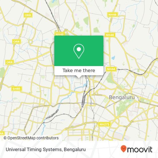 Universal Timing Systems map