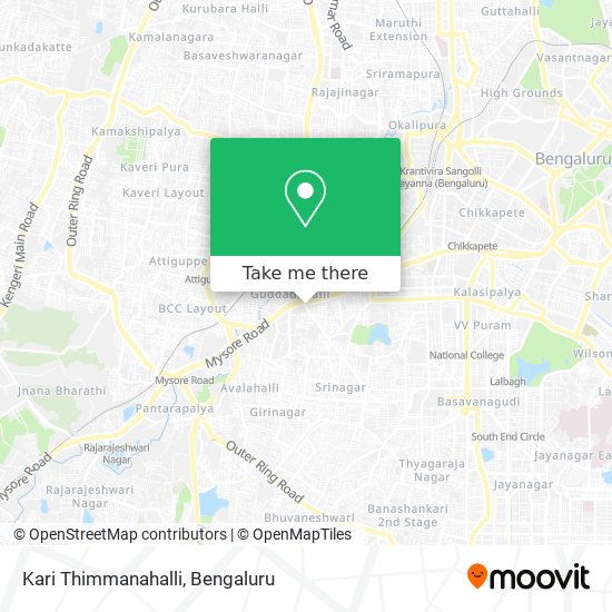 Kari Thimmanahalli map