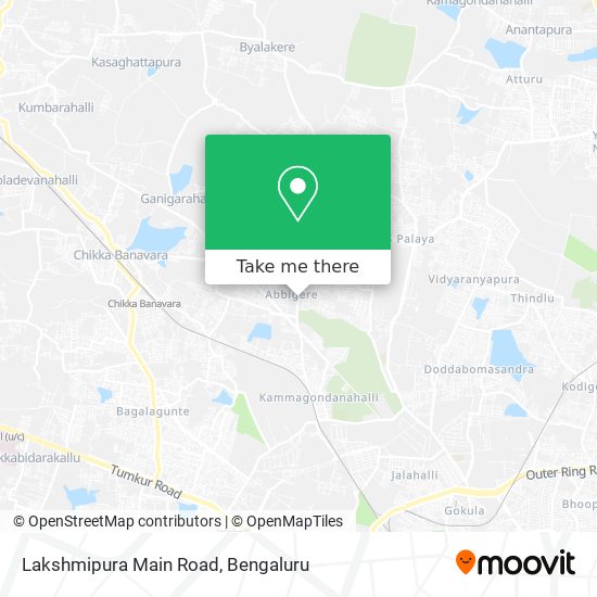 Lakshmipura Main Road map