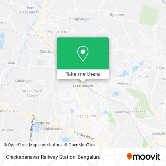 Chickabanavar Railway Station map