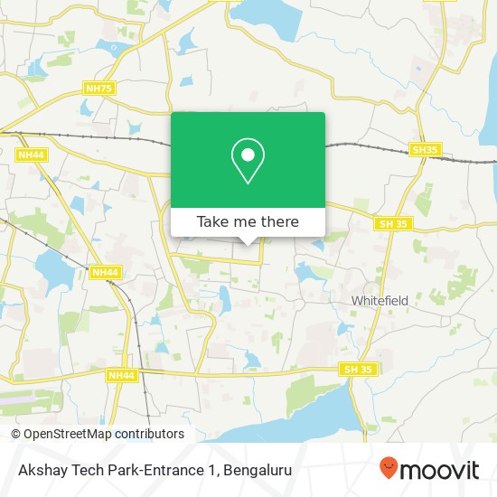 Akshay Tech Park-Entrance 1 map