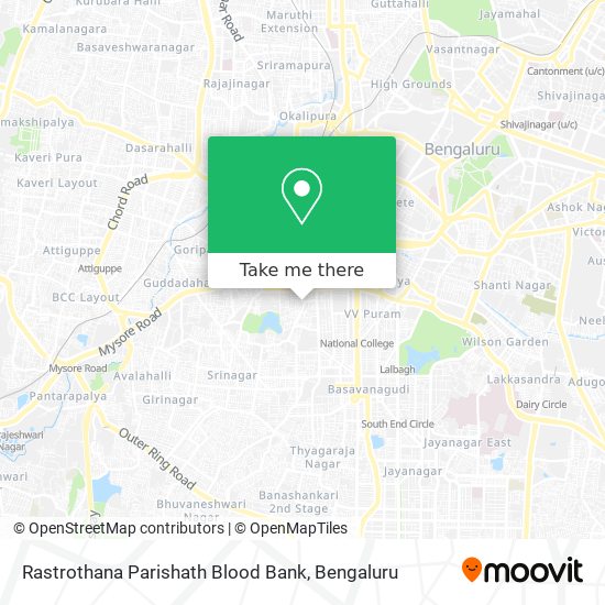Rastrothana Parishath Blood Bank map
