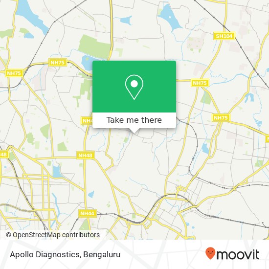 Apollo Diagnostics map