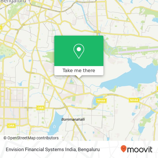 Envision Financial Systems India map