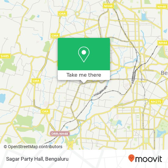 Sagar Party Hall map