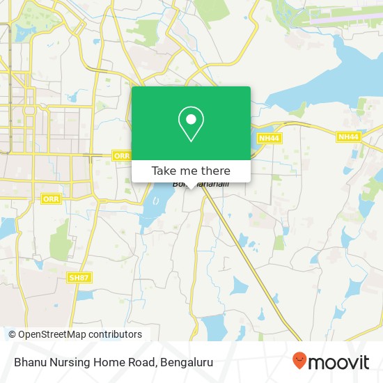 Bhanu Nursing Home Road map