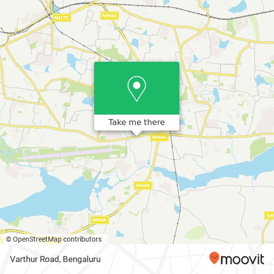 Varthur Road map