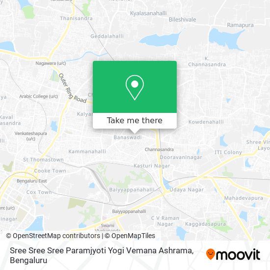 Sree Sree Sree Paramjyoti Yogi Vemana Ashrama map