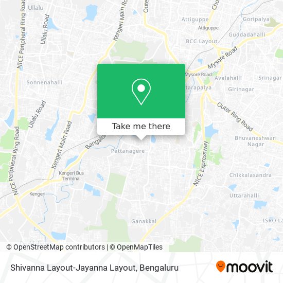 Shivanna Layout-Jayanna Layout map