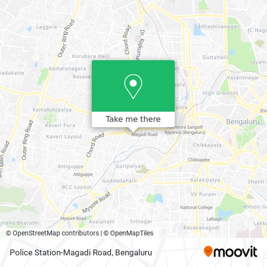 Police Station-Magadi Road map